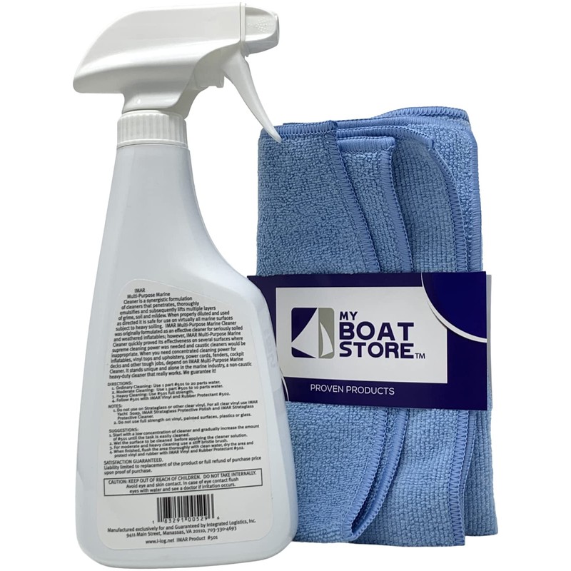 MyBoatStore IMAR 501 Multi Purpose Cleaner Bundle with Microfiber Detailing