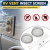 RV Furnace Vent Insect Screen – 2-Piece Stainless Steel Mesh
