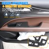 LLKUANG Window Lift Switch Button Frame Cover Trim Compatible with