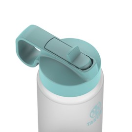 Takeya 22 oz Glass Water Bottle, Shatter Resistant, Premium Quality, Sure-Grip with Straw Lid, Sage