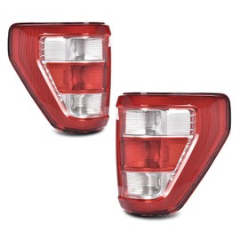 PIT66 TaiL Lights Brake Lamps Left and Right Compatible with Ford F150 XL 2021-2023, Fit for w/Factory Incandescent and w/o Blind Spot Tail Light Models Only