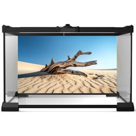 Riivvdise Reptile Habitat Background Dead Tree and Desert Scenery Terrarium Background Nature Landscape Backdrop Aquarium Background Durable Polyester Desert Background Backdrop Vinyl 72x16in