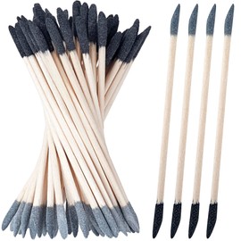 SmallCat 20 pcs Sanding Sticks for Plastic Models, Fine Detailing Sanding Tools, Double End Matchsticks Sanding Twigs for Tight Spaces, Wood - 5.5×0.2 in