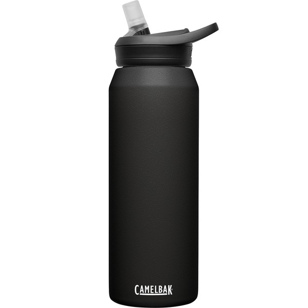 CamelBak eddy+ Water Bottle with Straw 32oz - Insulated Stainless Steel, Black