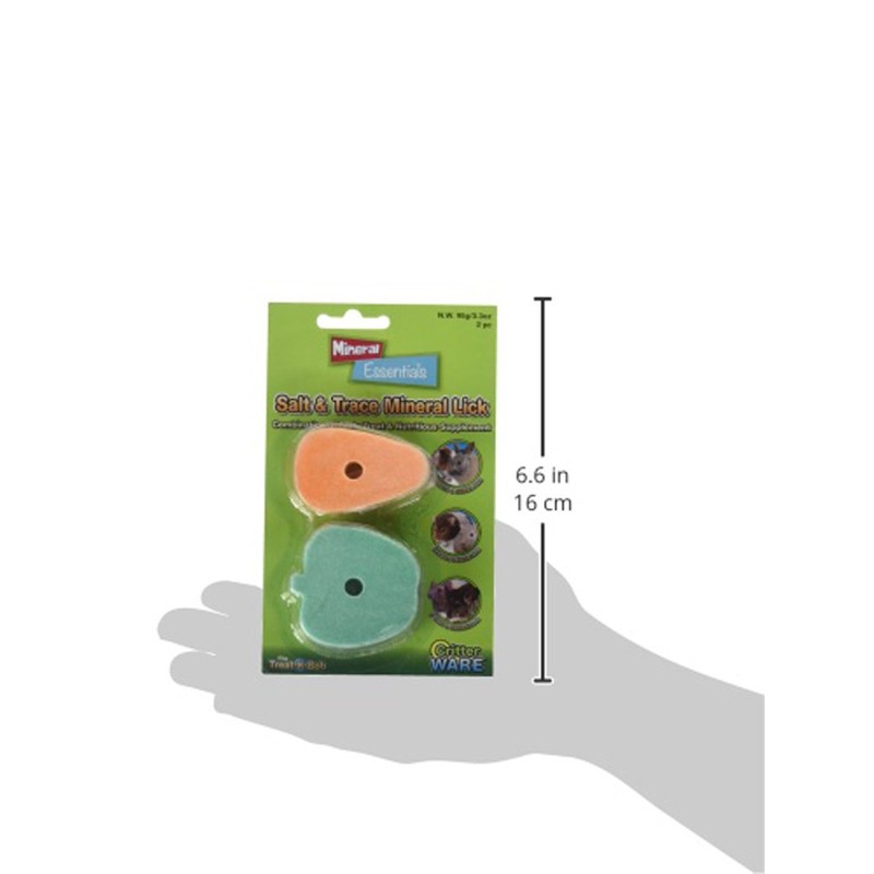 Ware Manufacturing Apple/Carrot Salt and Mineral Small Pet Chew Treat