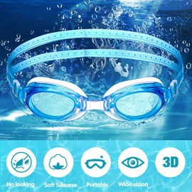 Macarrie 60 Pack Swim Goggles Bulk No Leaking Swimming Goggles with Nose Clips Ear Plugs Swim Glasses for Men Women
