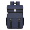 Large Capacity Insulated Cooling Backpack Waterproof Picnic Cooler Bag Blue