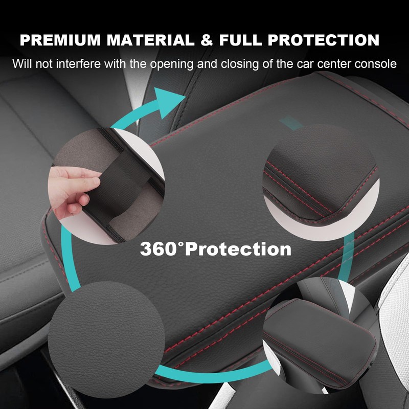 YEE PIN Armrest Cover Compatible with Hyundai Kona SX2 2024