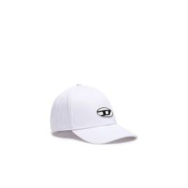 Diesel A037000JCAR Men's Cap, Logo, white