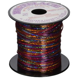 Rexlace Plastic Lacing .0938" X33yd, Red Tie Dye