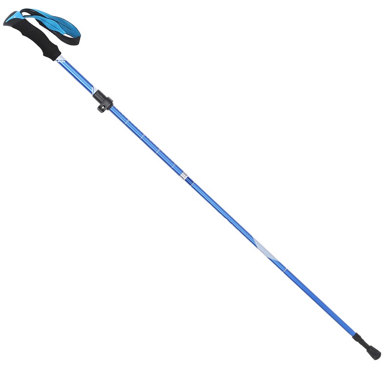 Collapsible Lightweight Aluminum Pole Hiking Stick Cane for Trekking Mountaineering