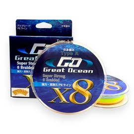 Great Ocean PE Line 8 Strand #2 500m 5 Colors Fishing Line