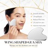 Gua Sha Facial Tool, Stainless Steel Guasha Scraping Massage Tool,