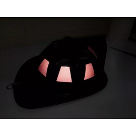 Unbranded 8 HOT PINK Reflective Fire Helmet Tetrahedrons, Tets, Tetrahedron, Firefighter
