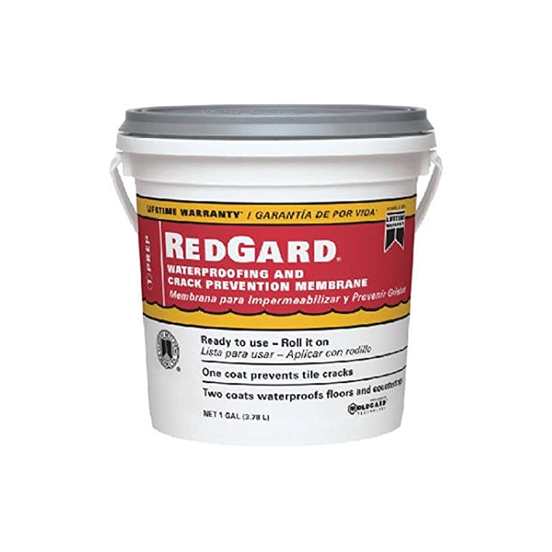 CUSTOM BLDG PRODUCTS LQWAF1-2 Redgard Waterproofing, 1 gal