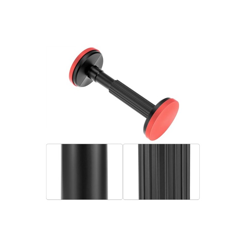 QWORK Adjustable Telescopic Support Pole 7–17.7 inch Range, 2 Pack