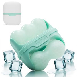 BRYN Ice Roller für Gesicht, wiederverwendbar, Massagerolle für Gesicht und Augen, sofortige Entstauung, straffend, verkleinert die Poren, verbessert die Elastizität der Haut (grün)