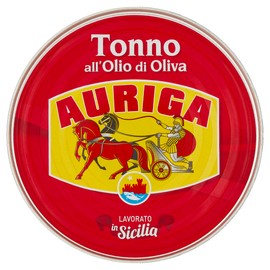 Tonno Auriga all'olio di oliva 600gr. Formato Magnum.Fonte di proteine. Senza conservanti.