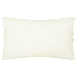 JWH 3D Flower Throw Pillow Cover Decorative Sunflower Accent Pillow Case Velvet Cushion Lumbar Pillowcase for Home Bed Sofa Couch Chair 12x20 Inches Creamy White