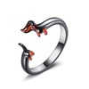 Dackel Ringe 925 Sterling Silber Hund Verstellbarer Ring Schmuck Dackel