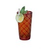 IMPULSE! Monceau Ruby Red highball Drinking Glasses, Set of 4