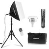 PIOENIMAGE Softbox Photography Lighting Kit, Soft Box Lighting Set with