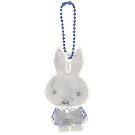 Glimmis Grimmis Miffy Full Color Flower Blue BL Scandinavian Reflector Reflective Keychain Retroreflective Material 1pc (x1) GMLRFMFCLFWBL