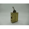 Clippard MJTV-4 4-Way Toggle Valve, Enp Steel Toggle, 1/8” NPT,