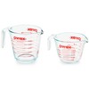 Pyrex Essentials (2-Pack) Glass Measuring Cups Set, (1 & 2