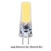 6PCS GY6.35 Bulb 5W COB Light Bulb 500lm Silicone Ceiling
