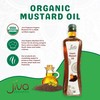 Jiva Organics Organic Mustard Oil 1 Liter Bottle (33.8 Ounce)