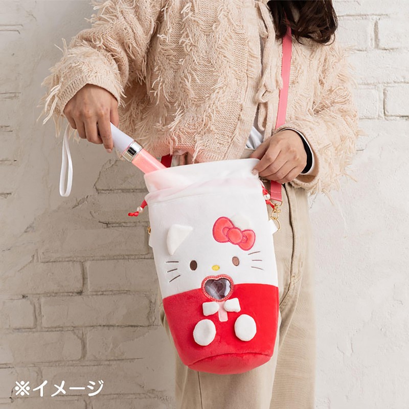 Sanrio 613231 Penlight Shoulder Pouch (Enjoy Idol) Chromi, Polyester, PVC,