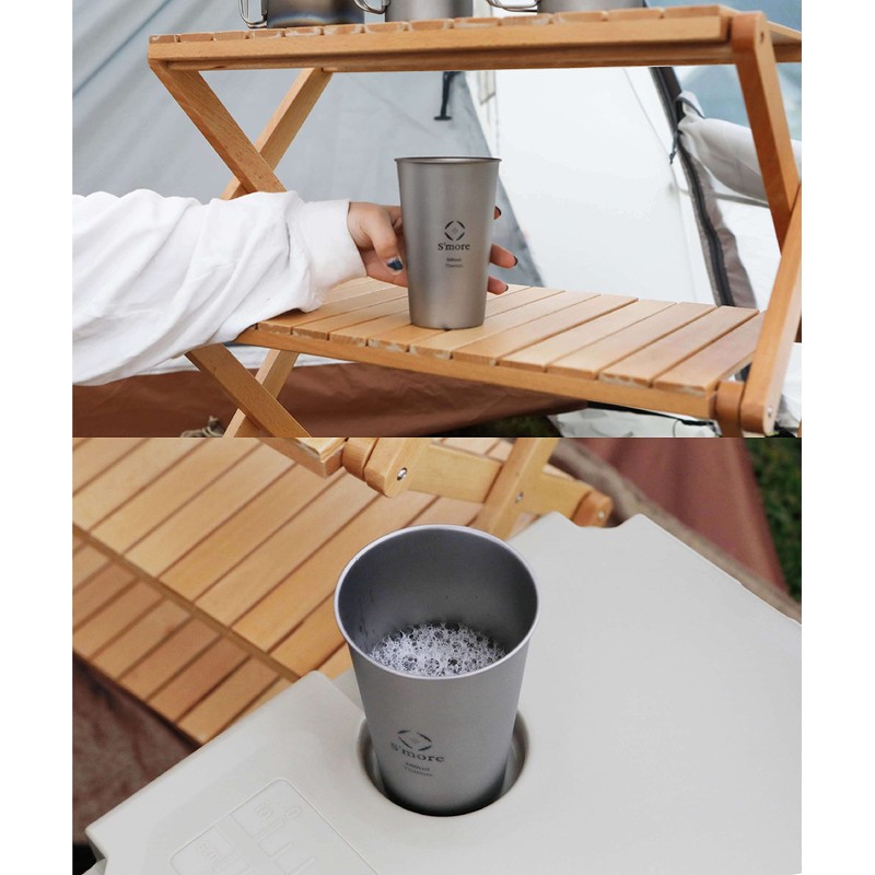 S'more Titanium Tumbler Single500 Titanium Tumbler, 16.9 fl oz (500