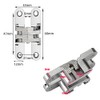 LYANG Hidden Hinges for Heavy Doors, Folding Doors, Cross Hinges,