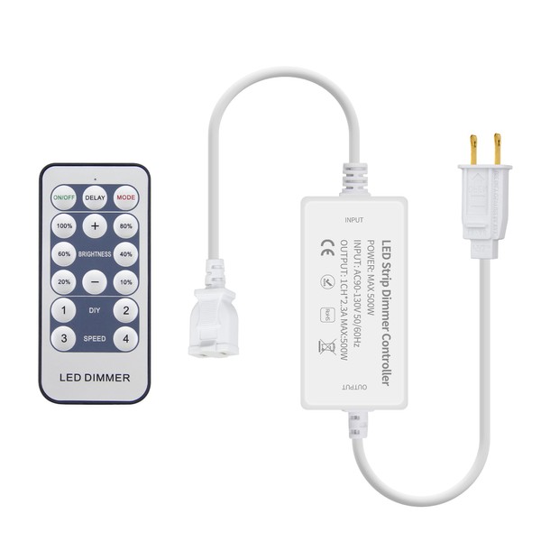 Dimmer Controller for Single Color Samsion AC 110V-130V Outdoor COB