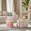 Food Stool Simulated Cupcake Chair - Resin Fun Decorative Furniture,