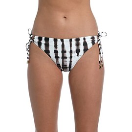 La Blanca Traje de baño Hipster con Lazo Lateral estándar para Mujer, Java//Bambú Trenzado, 16