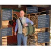 Firewood Carrier Antiwear Canvas Waterproof Durable Adjustable Strap Easy Loading