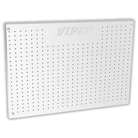 Viper Tool Storage V2436PBWH 18G Steel Pegboard, 24 X 36, White, White