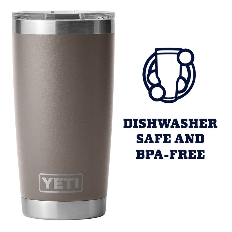 YETI Rambler 20 oz Tumbler, Stainless Steel, Vacuum Insulated with