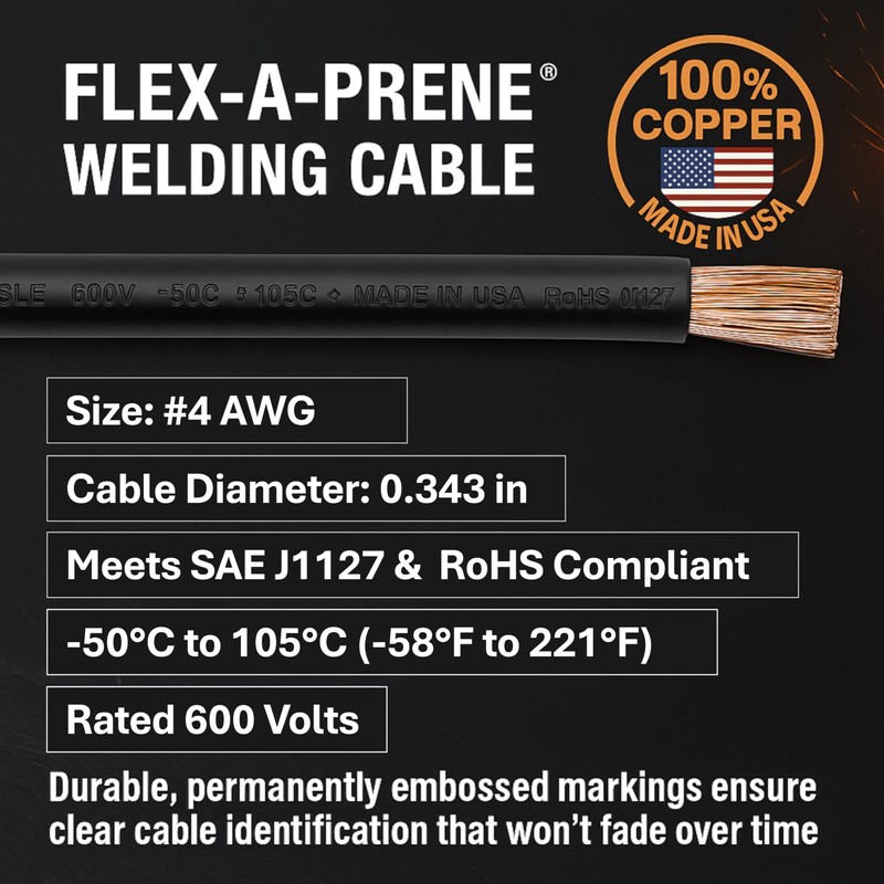 SÜA - 150 Amp Welding Electrode Holder Lead Assembly -
