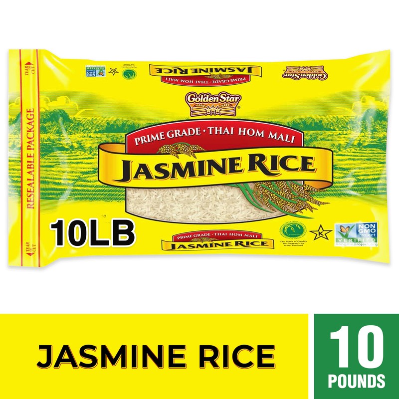 Golden Star Thai Hom Mali White Jasmine Rice - Prime
