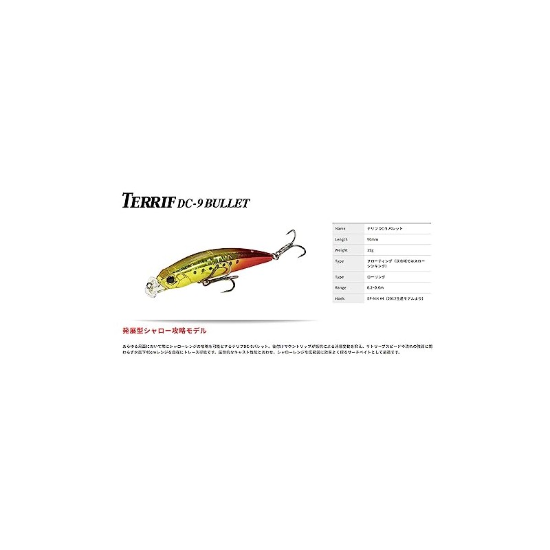 Duo Terrifu DC-9 Bullet CPA3512 Inakko Lime Chart