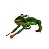 DARO DEKO Metal Figurine Sitting Frog 14 x 8 cm