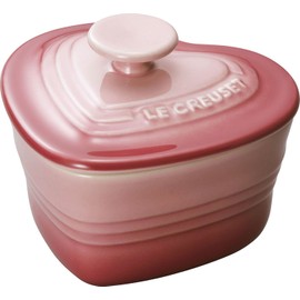 Le Creuset Small Heart Ramekin w/Lid Rose Quartz - Hat Box