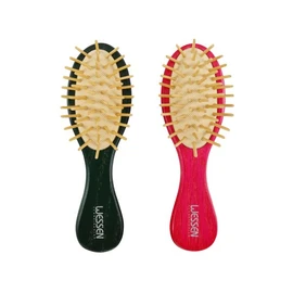 wesin Weshin Cutie Mini Hair Brush Comb Portable Hair Care Green/Pink Collection Choose 1 Green / 웨신 큐티 미니 헤어 브러쉬 빗 휴대용 머릿결 관리 그린/핑크 모음 택 1 그린