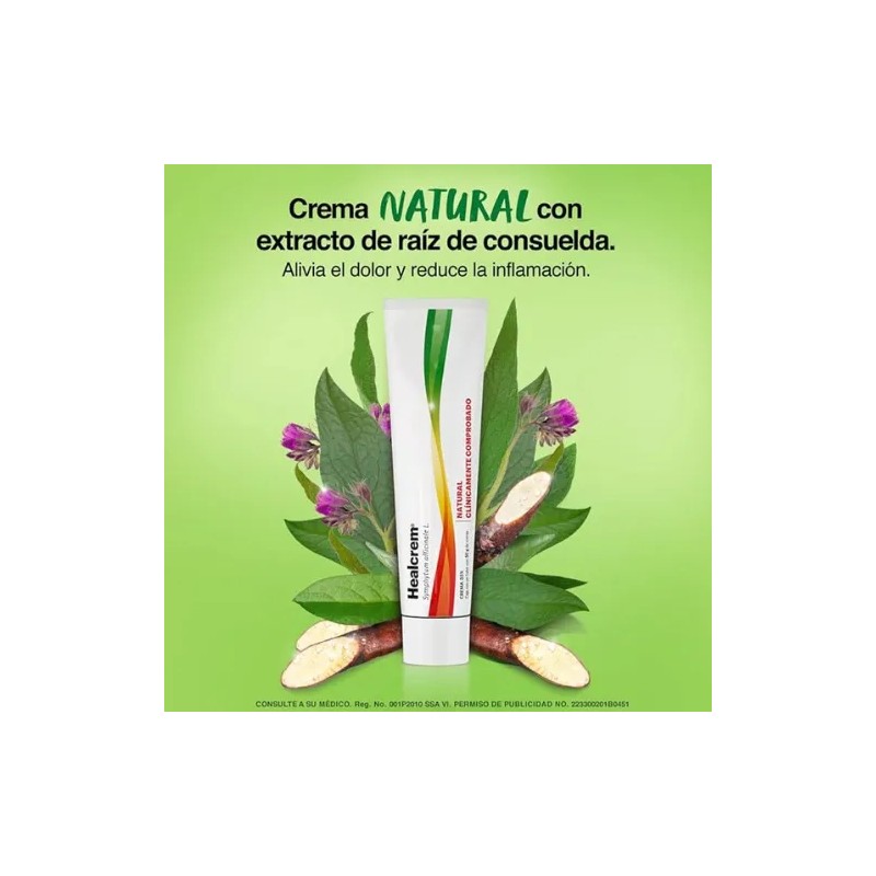 Pack X2 Cremas Naturales Alivio De Dolor 100g Healcrem
