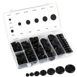 Diking 170Pcs Rubber Grommet Kits Firewall Hole Plug Set Electrical Wire Gasket Set for Wire Plug and Cable