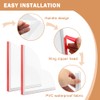 CALIDAKA 2 Pack Shower Splash Guard,Tub Splash Guard Bathtub Water
