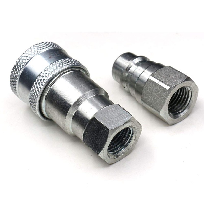 Hydraulic Coupler 1/4 NPT ISO 5675, CEKER Quick Connect Pioneer